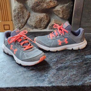Under Armour Girls Rave Running Sneakers Size 5